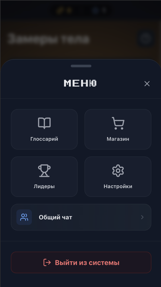 Интерфейс приложения 8